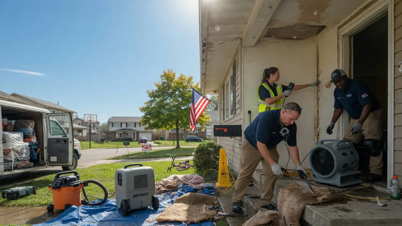 Water Damage Restoration in Zanesville, IN near me